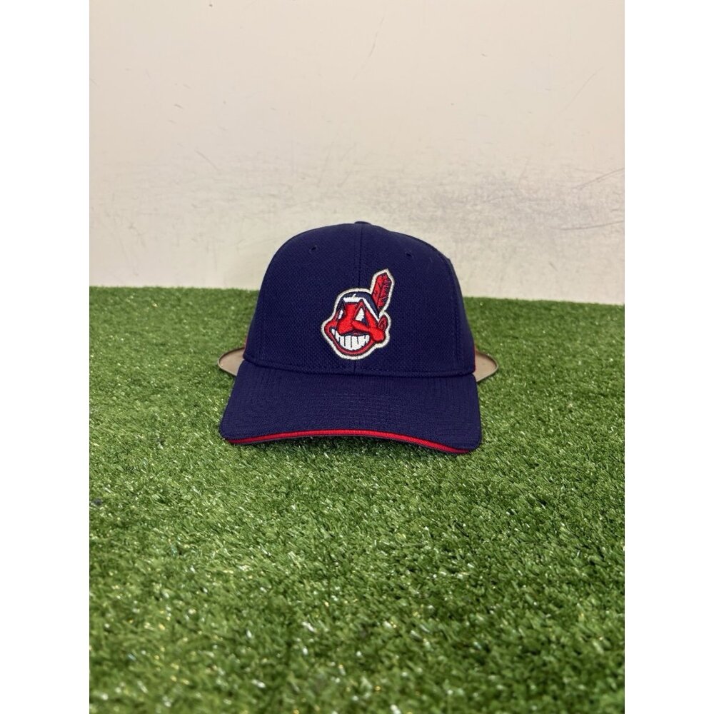 Cleveland Indians hat cap fittes small S/M chief wahoo New era vintage mens